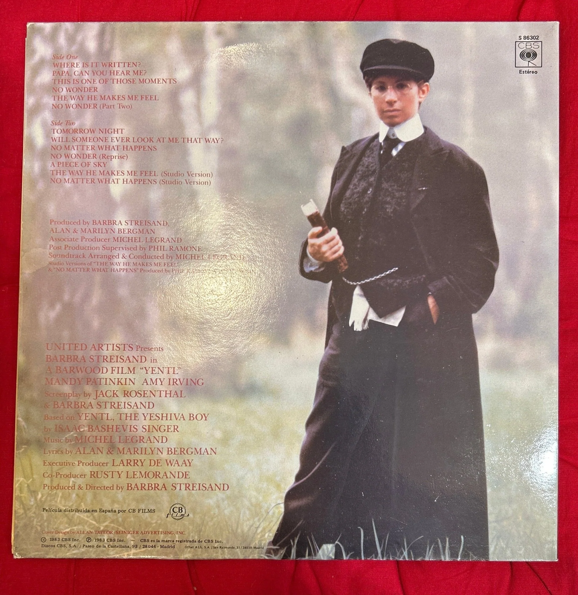 LP Banda Sonora - Barbra Streisand ‎– Yentl 2ª Mano (Producto exclusivo recogida en tienda) - Image 2
