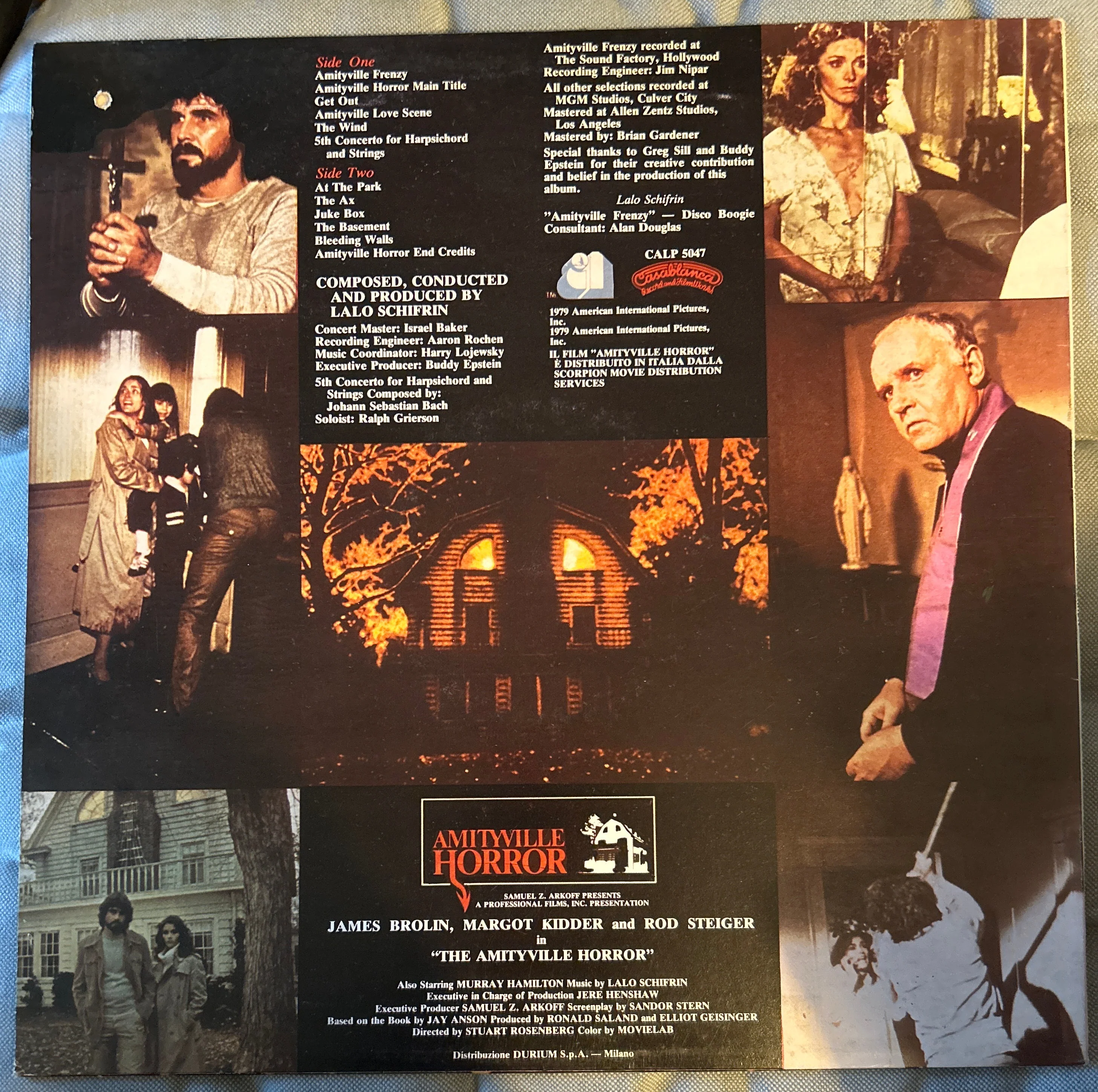 LP Banda Sonora -  Lalo Schifrin ‎– Amityville Horror  2ª Mano - Image 2