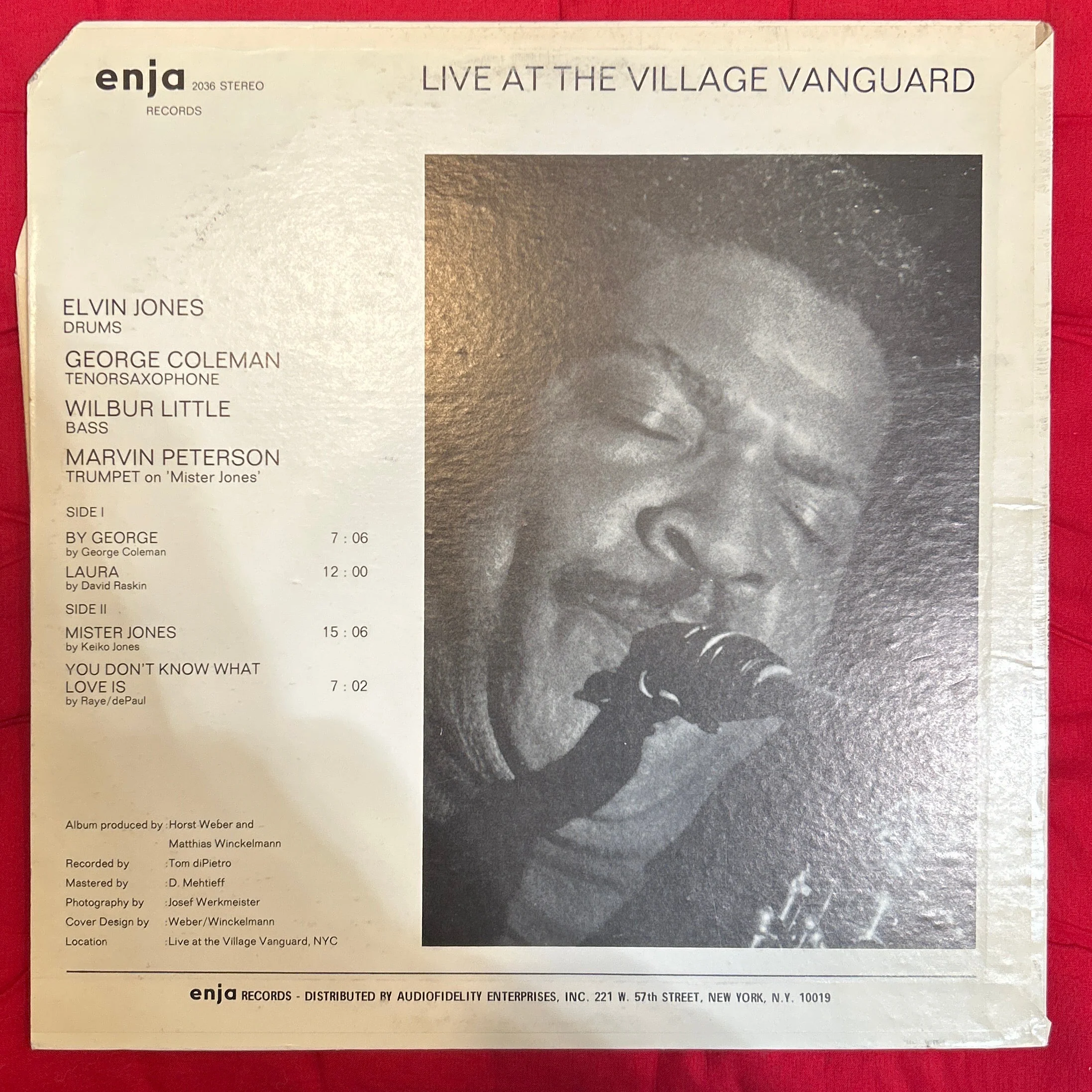 LP Elvin Jones ‎– Live At The Village Vanguard Ed. USA 2ª Mano - Image 2