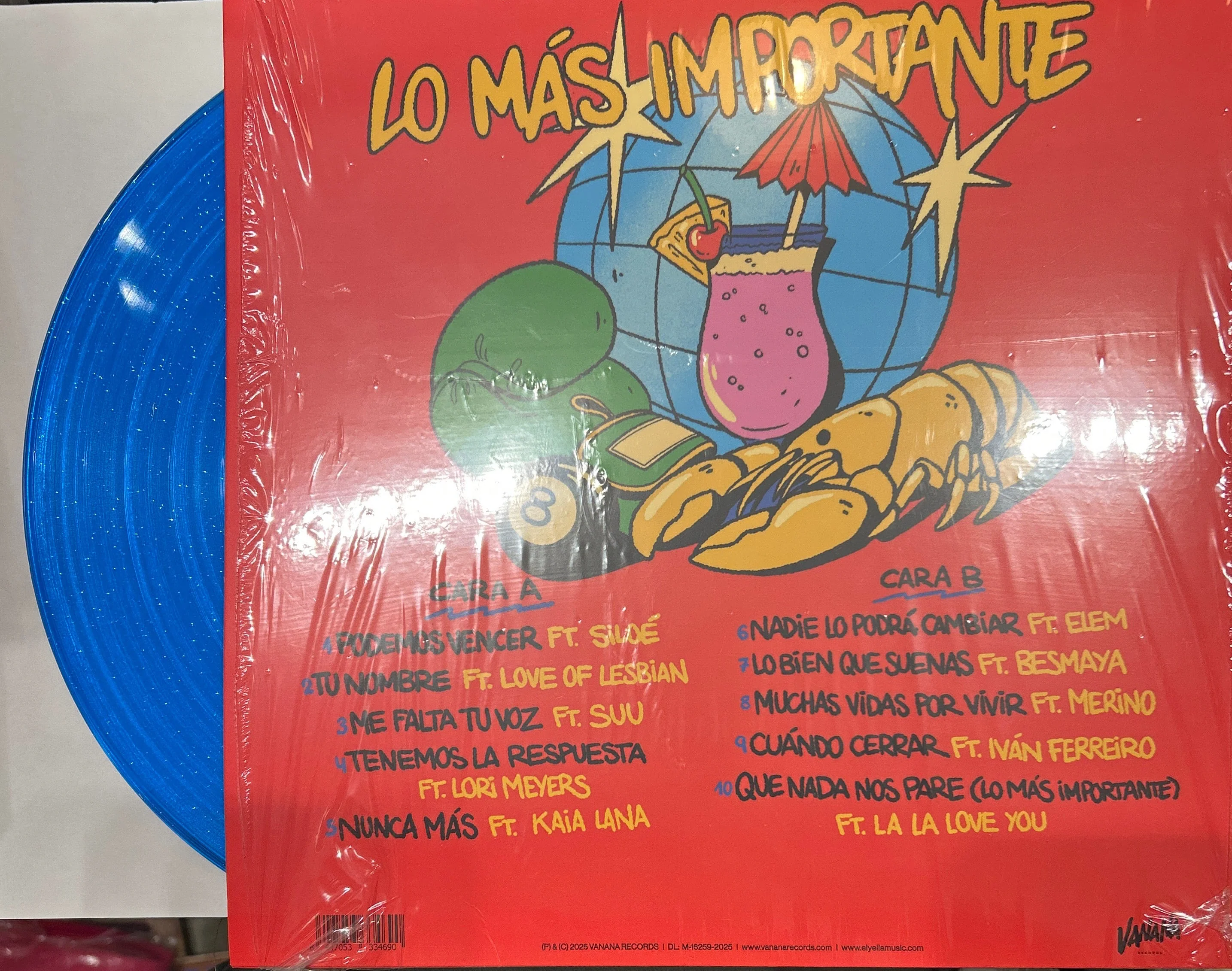 LP Elyella ‎– Lo Más Importante 2ª Mano - Image 2