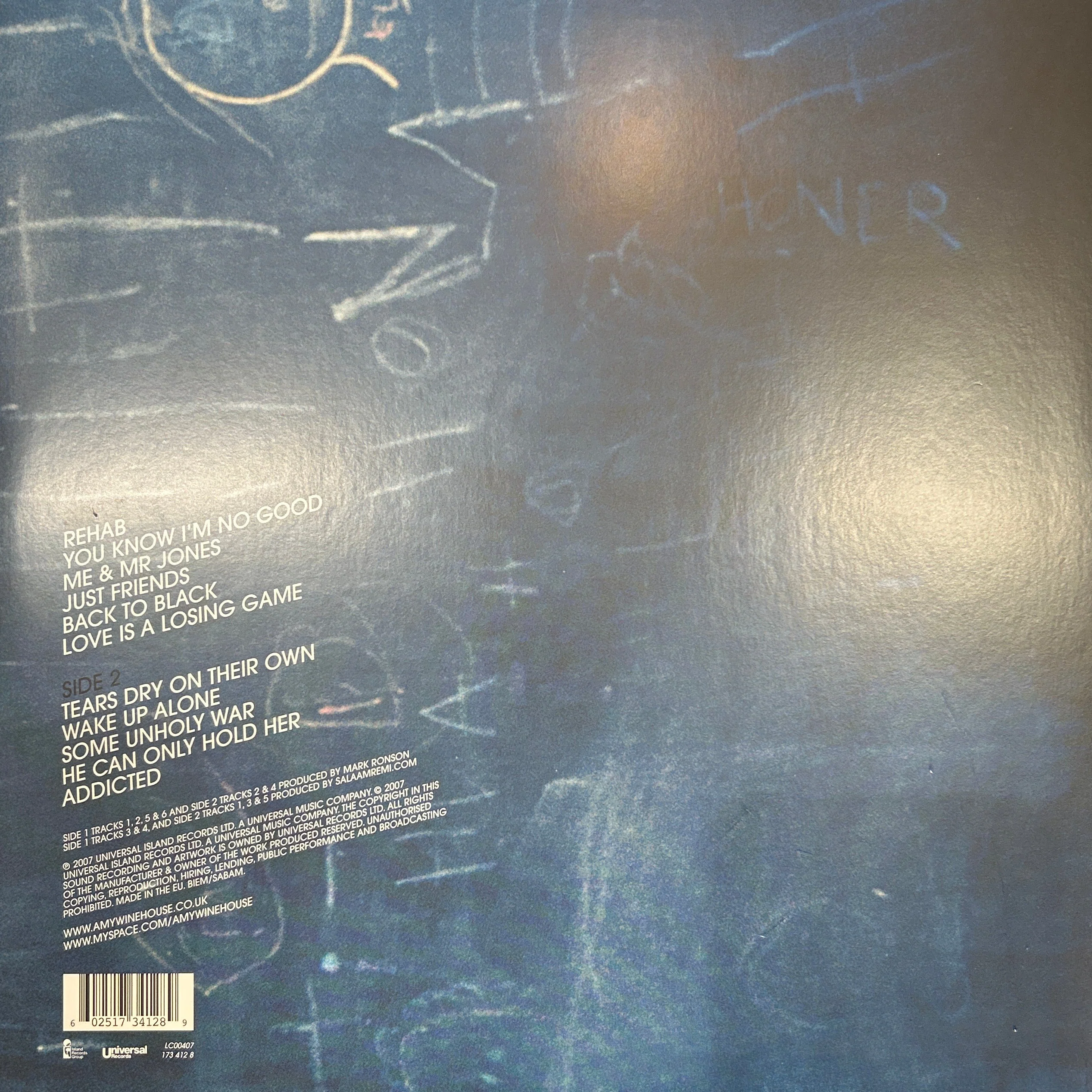 LP Amy Winehouse ‎– Back To Black 2ª Mano - Image 2