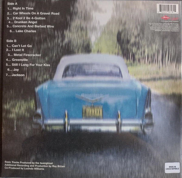 LP Lucinda Williams -Car wheels on a Travel Road Nuevo precintado - Image 2