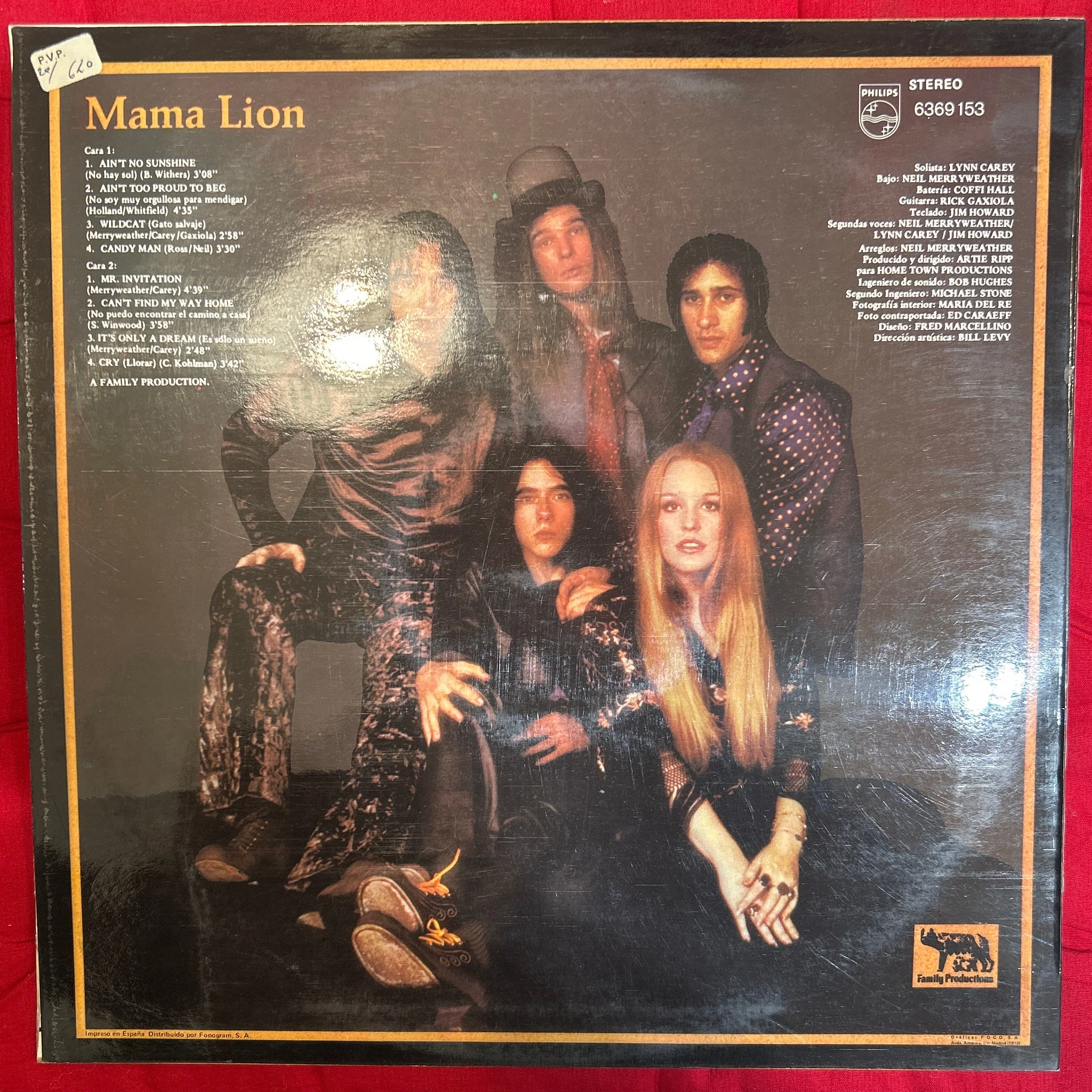 LP Mama Lion – Preserve Wildlife 2ª Mano - Image 2