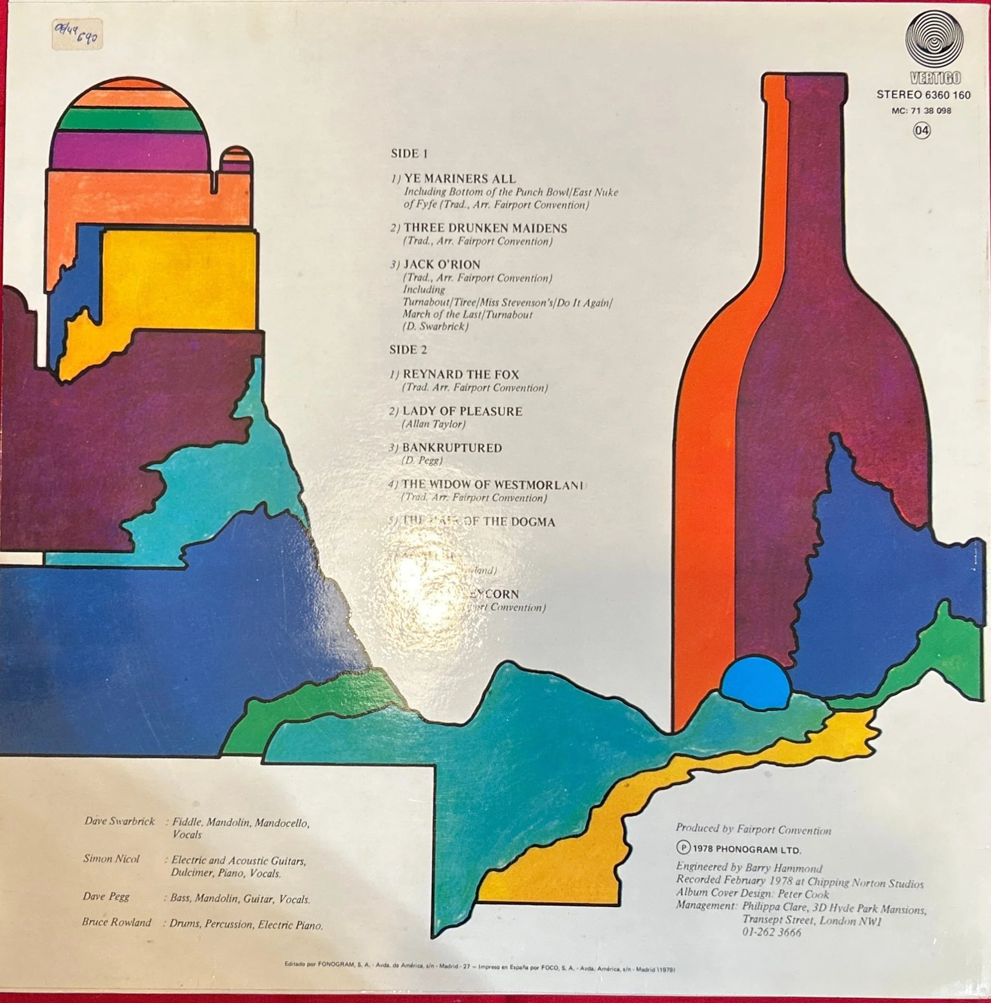 LP Fairport Convention ‎– Tipplers Tales 2ª Mano - Image 2