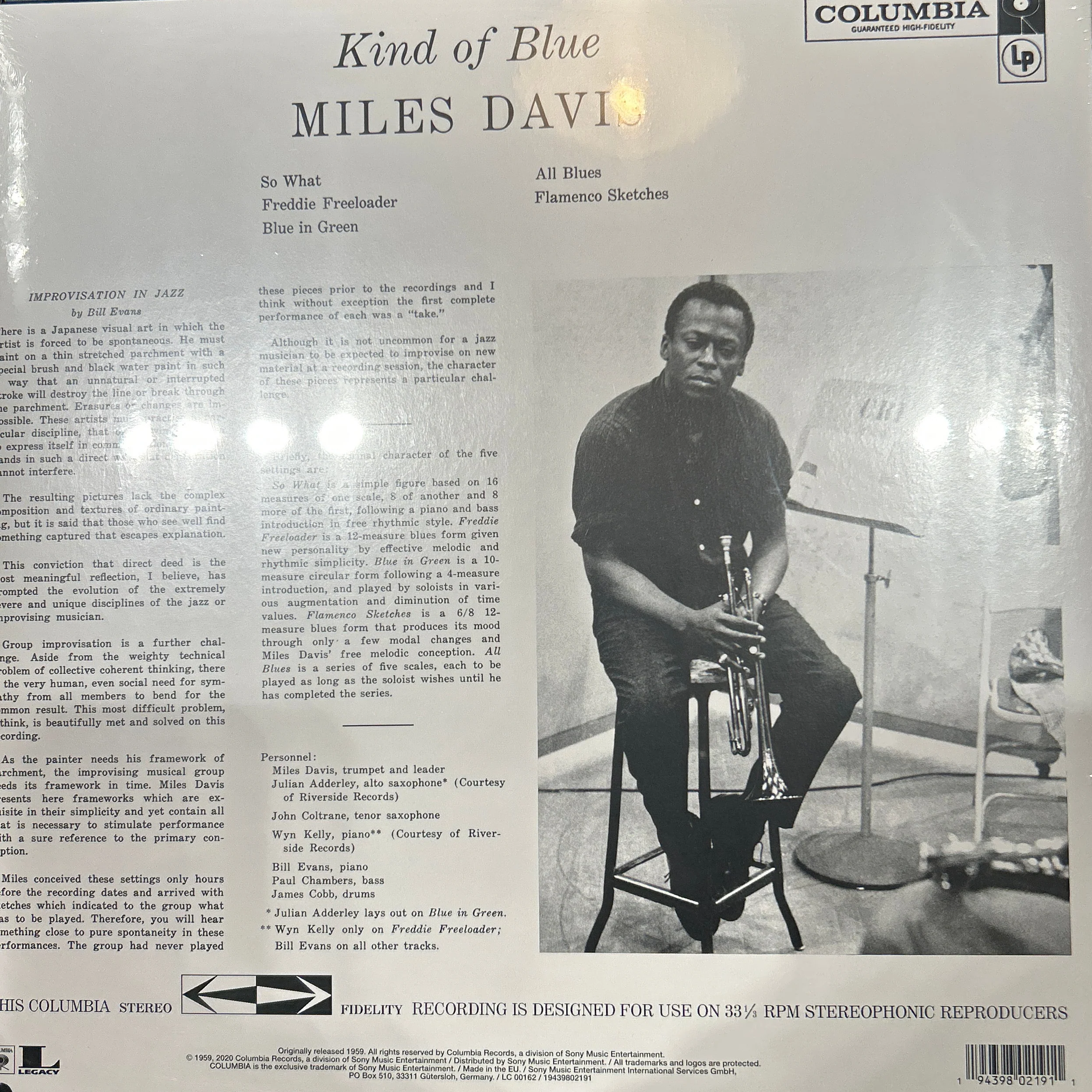 LP Miles Davis - Kind of Blue Nuevo precintado - Image 2
