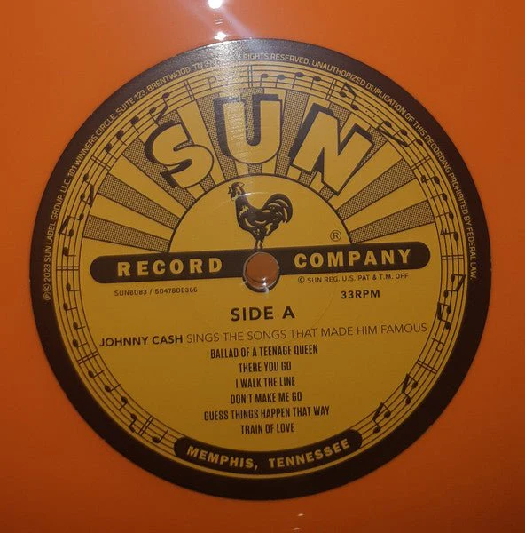 LP Johnny Cash – Johnny Cash Sings The Songs That Made Him Famous Nuevo precintado - Image 3