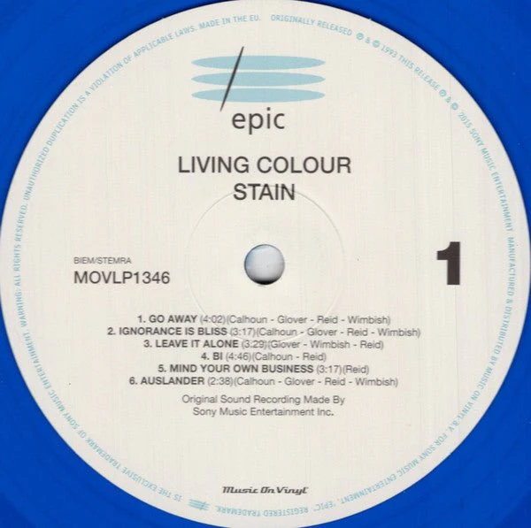 LP Living Colour – Stain Nuevo precintado - Image 2