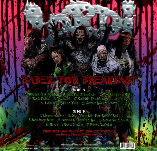 LP Lordi ‎– Babez For Breakfast Nuevo precintado - Image 2