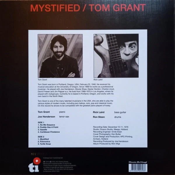 LP Tom Grant – Mystified Nuevo precintado - Image 2