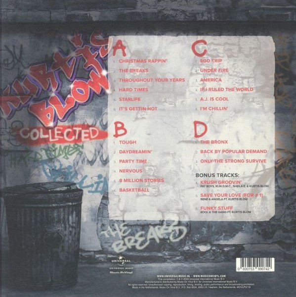 LP Kurtis Blow – Kurtis Blow Collected  Nuevo precintado - Image 2