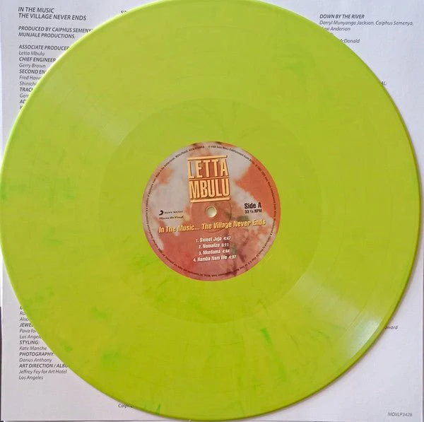 LP Letta Mbulu – In The Music......The Village Never Ends Nuevo precintado - Image 3