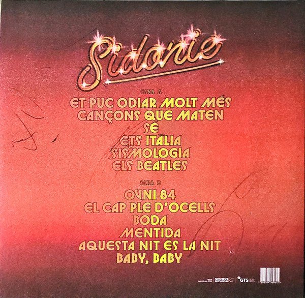 LP Sidonie – Catalan Graffiti Nuevo precintado - Image 2