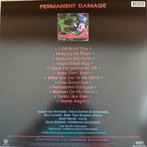LP The Icicle Works – Permanent Damage Nuevo precintado - Image 2