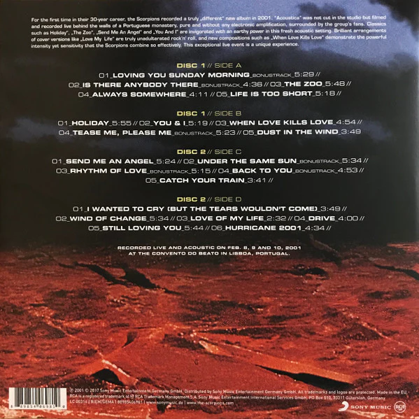 LP Scorpions ‎– Acoustica Nuevo precintado - Image 2