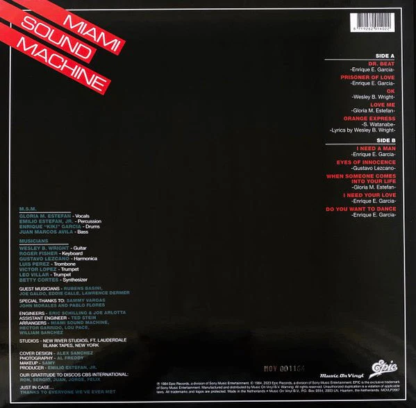 LP Miami Sound Machine – Eyes Of Innocence Nuevo precintado - Image 2