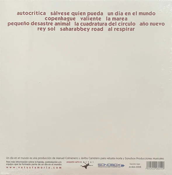 LP Vetusta Morla – Un Dia En El Mundo Nuevo precintado - Image 2