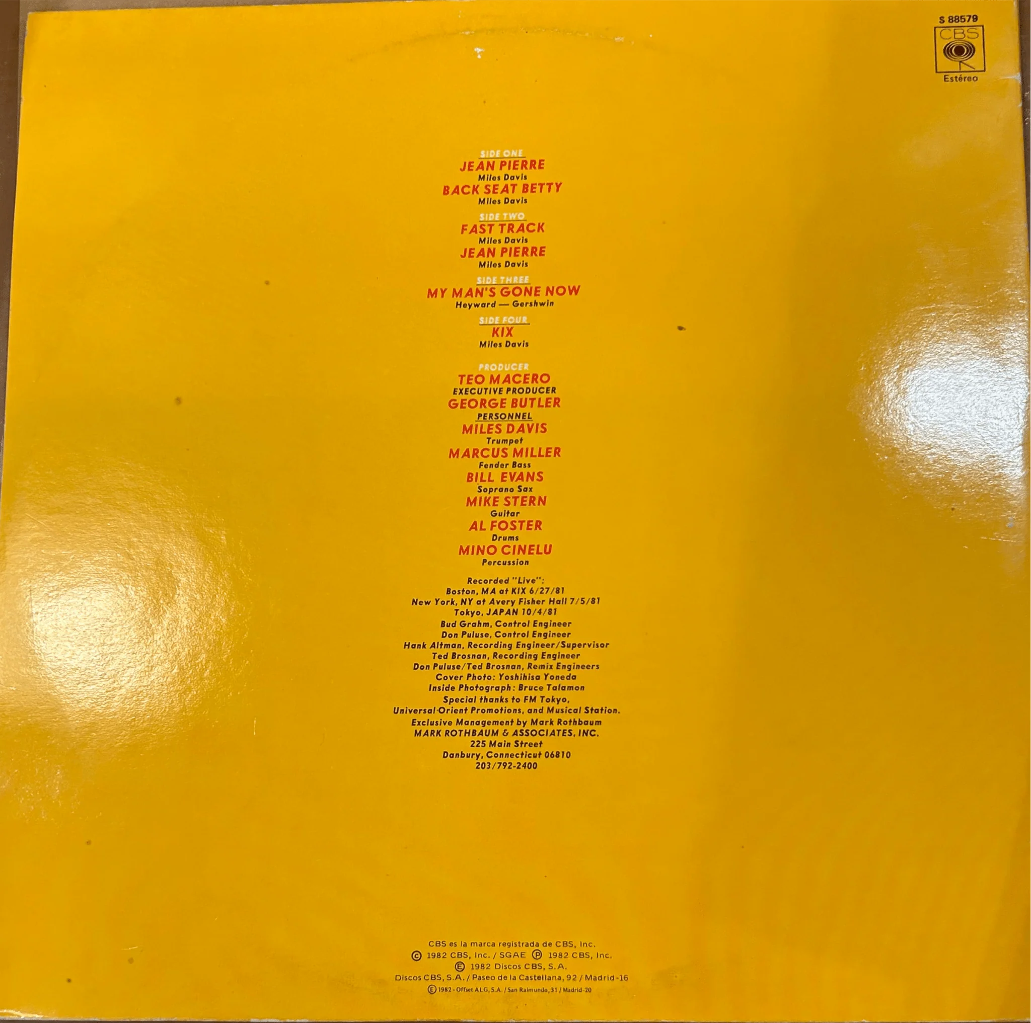 LP Miles Davis ‎– We Want Miles 2ª Mano - Image 2