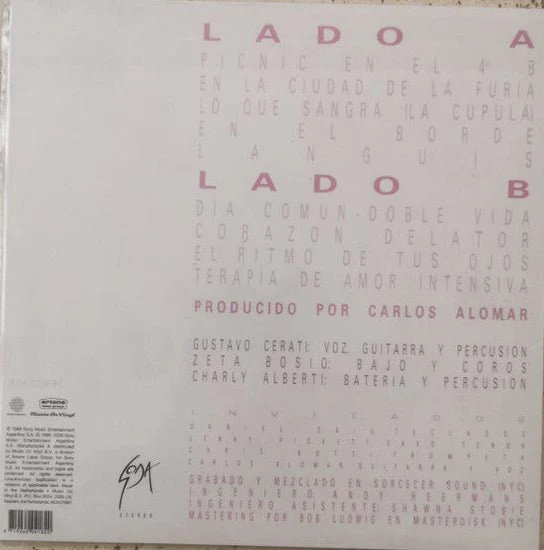 LP Soda Stereo ‎– Doble Vida Nuevo precintado - Image 2
