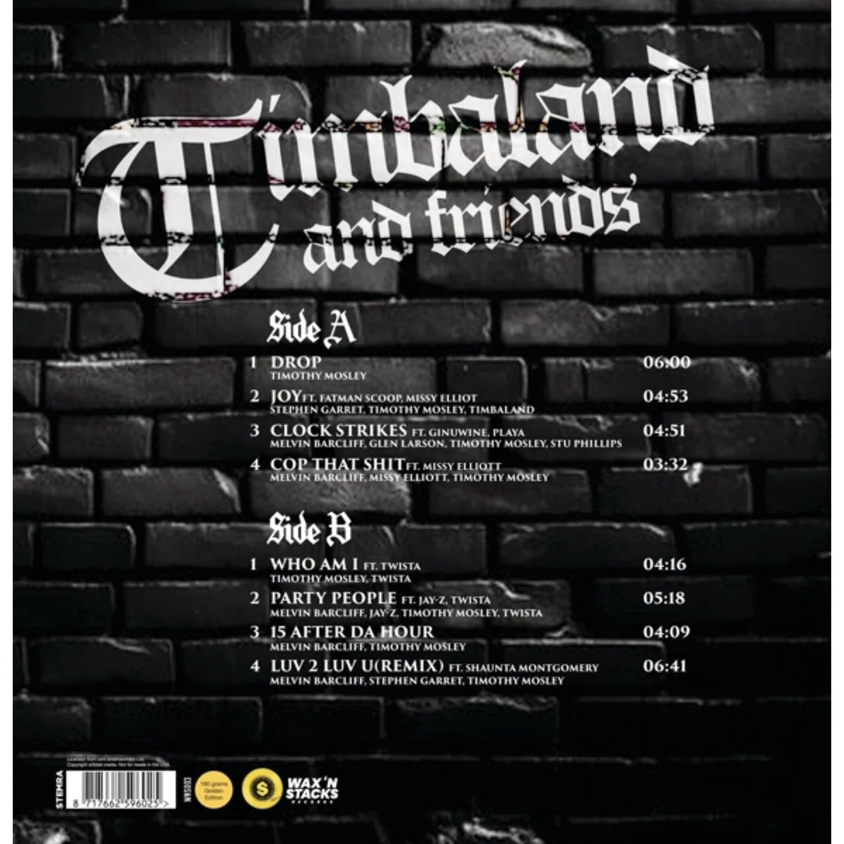 LP Timbaland – And Friends Nuevo precintado - Image 2