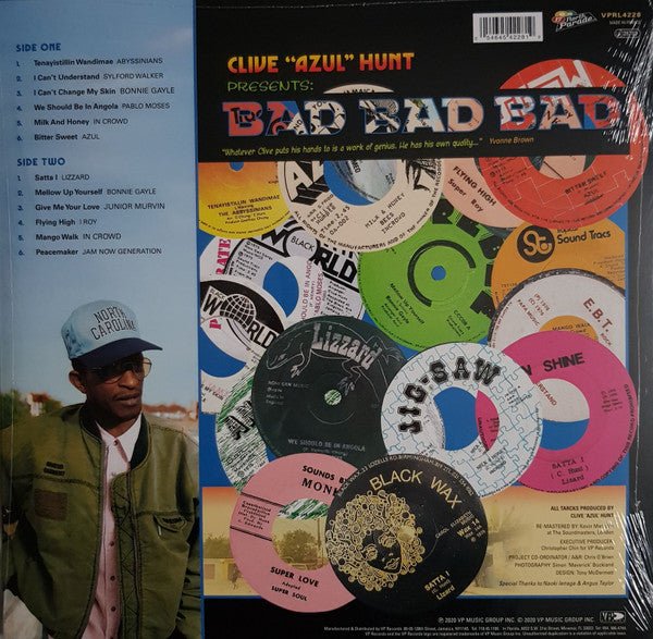 LP Clive "Azul" Hunt – Bad Bad Bad  Nuevo precintado - Image 2