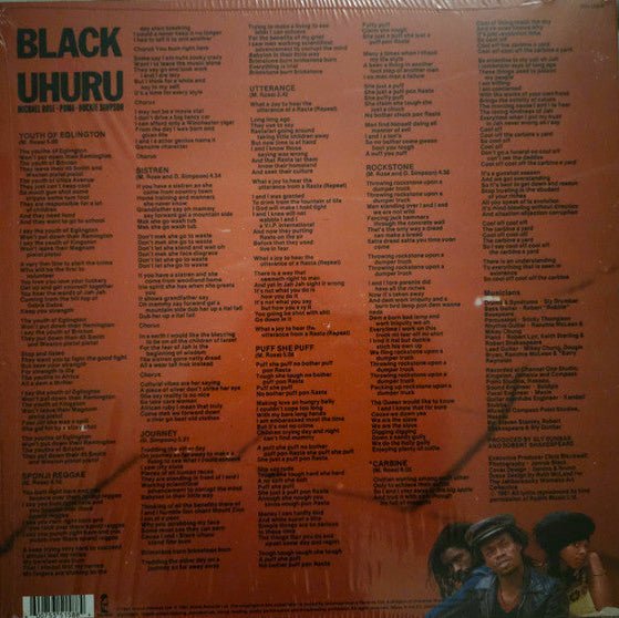LP Black Uhuru ‎– Red Nuevo precintado - Image 2