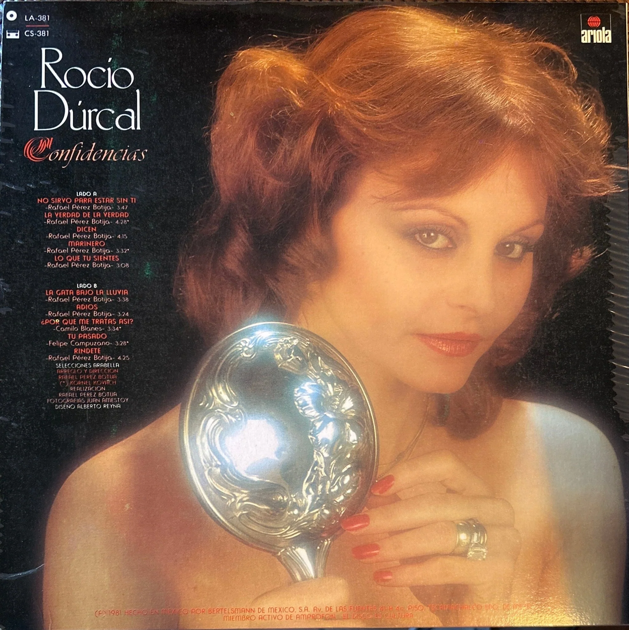 LP Rocio Durcal ‎– Confidencias Nuevo precintado - Image 2