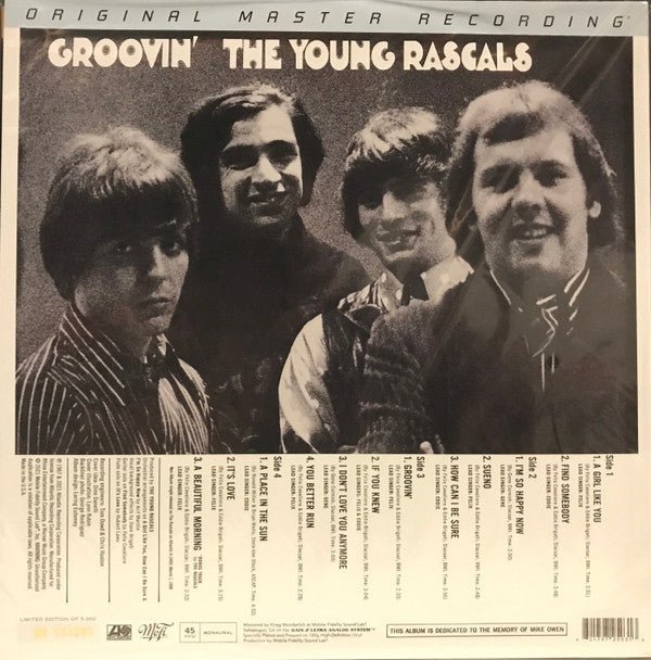 LP The Young Rascals ‎– Groovin' Nuevo precintado - Image 2