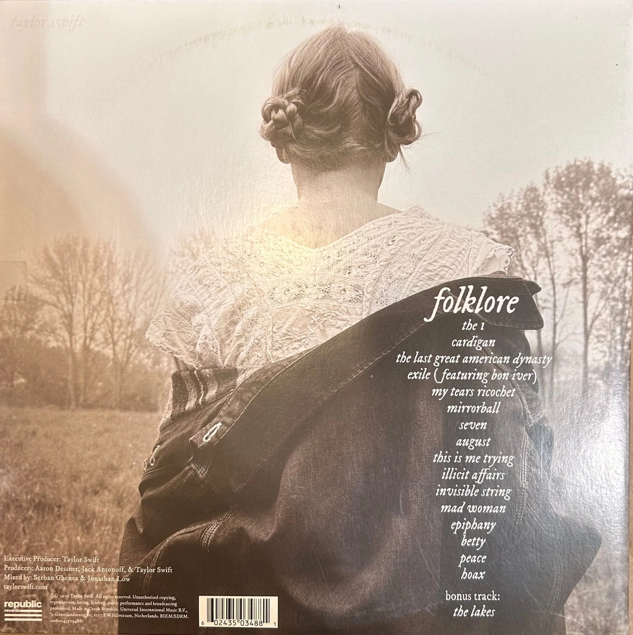 LP Taylor Swift ‎– Folklore Nuevo precintado - Image 2