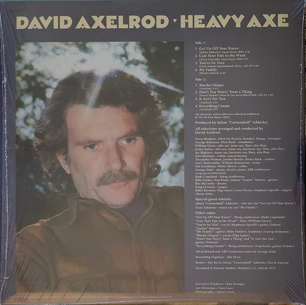LP David Axelrod ‎– Heavy Axe Nuevo precintado - Image 2