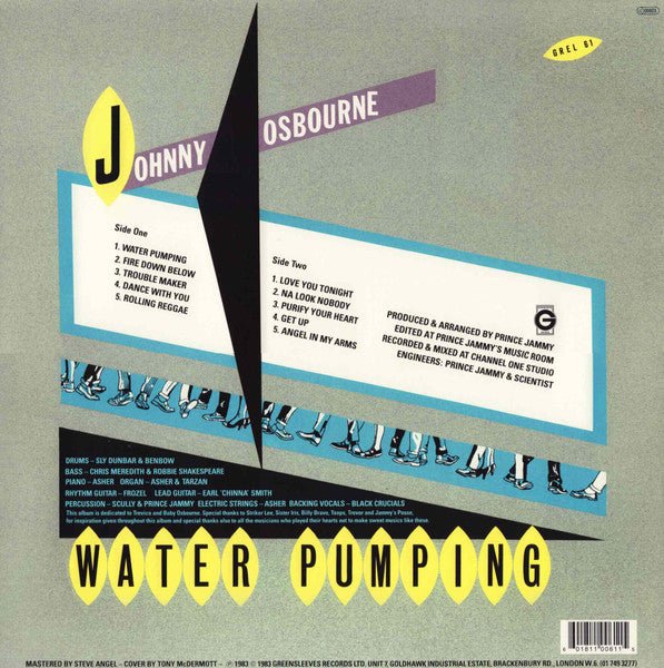 LP Johnny Osbourne – Water Pumping Nuevo precintado - Image 2