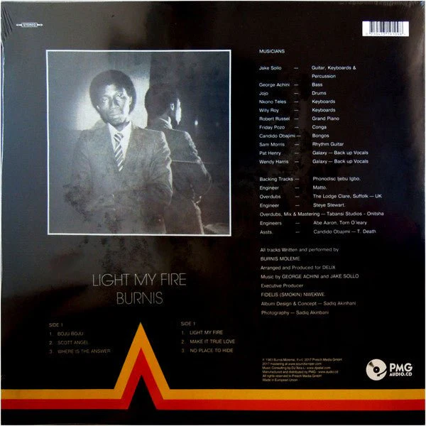 LP Burnis ‎– Light My Fire Nuevo precintado - Image 2