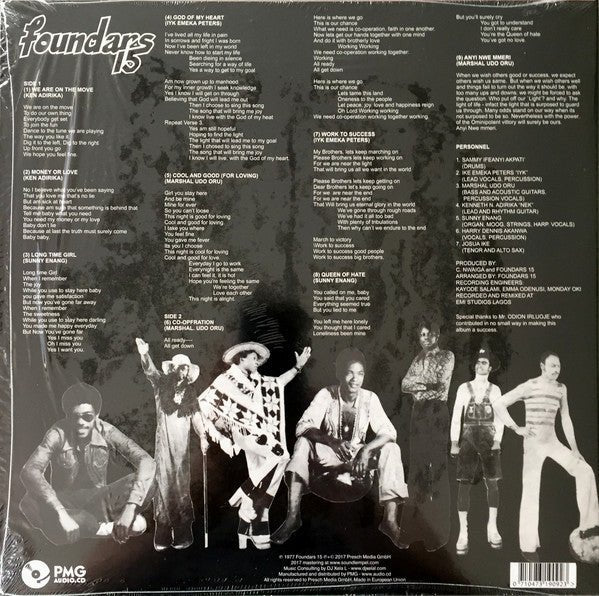 LP Foundars 15 ‎– Co-Operation Nuevo precintado - Image 2