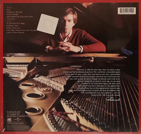 LP Carpenters ‎– Voice Of The Heart Nuevo precintado - Image 2