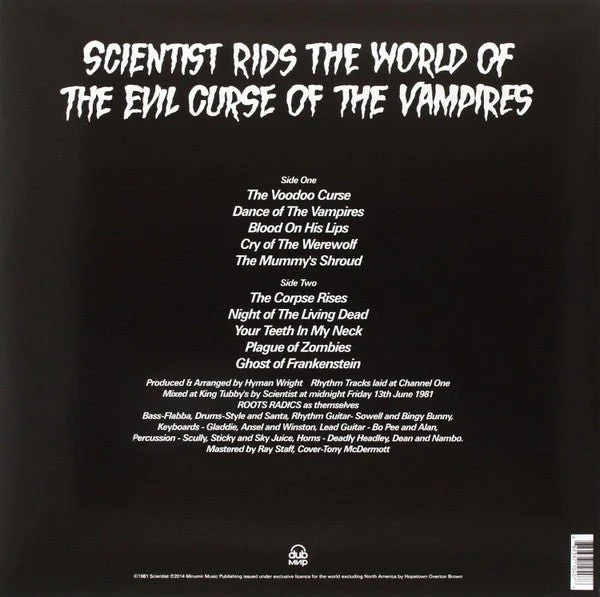 LP Scientist ‎– Scientist Rids The World Of The Evil Curse Of The Vampires Nuevo precintado - Image 2