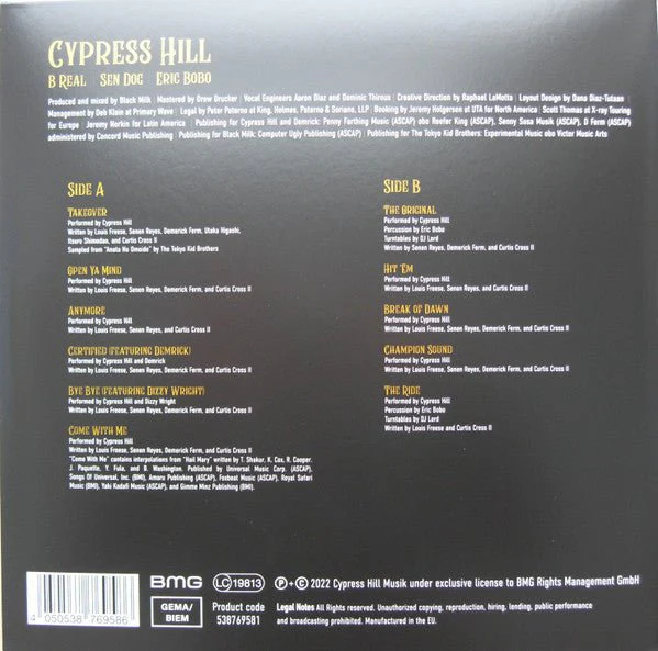 LP Cypress Hill ‎– Back In Black Nuevo precintado - Image 2