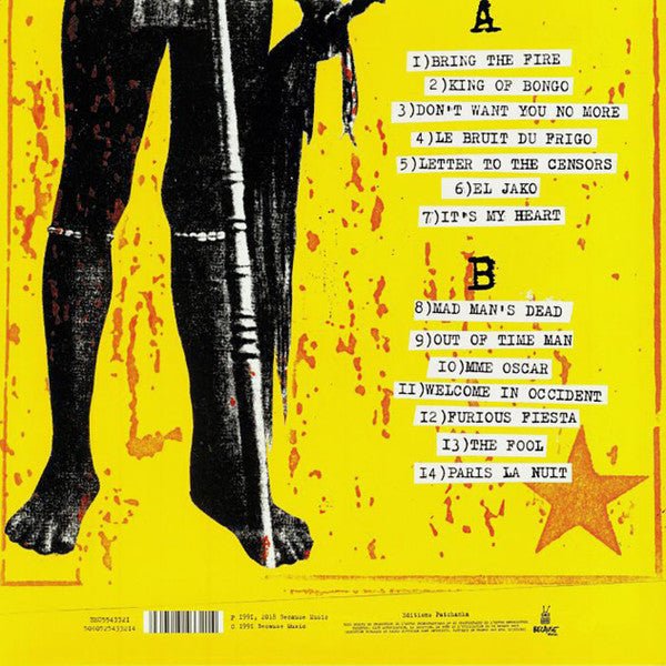LP Mano Negra ‎– King Of Bongo Nuevo precintado - Image 2