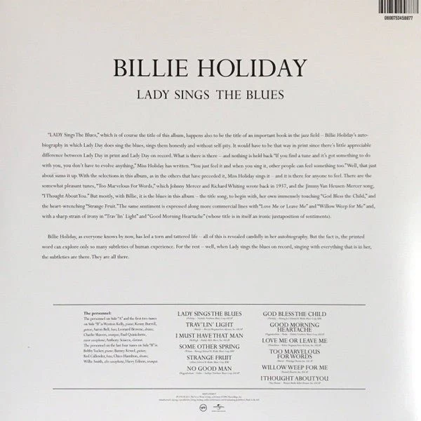 LP Billie Holiday ‎– Lady Sings The Blues Nuevo precintado - Image 2