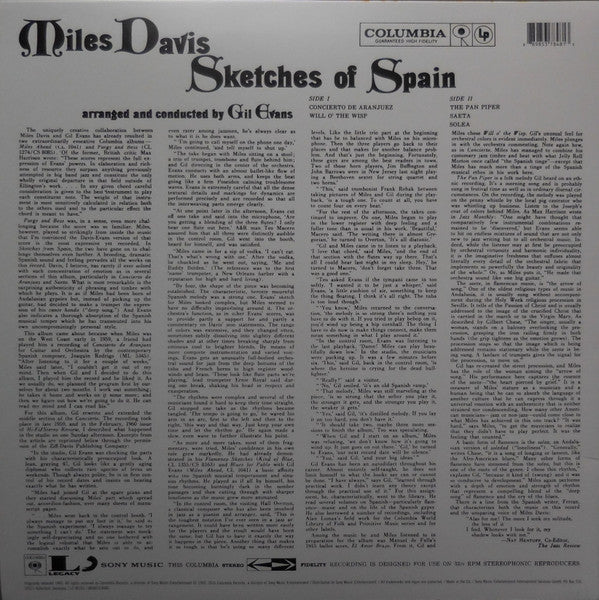 LP Miles Davis – Sketches Of Spain Nuevo precintado - Image 2