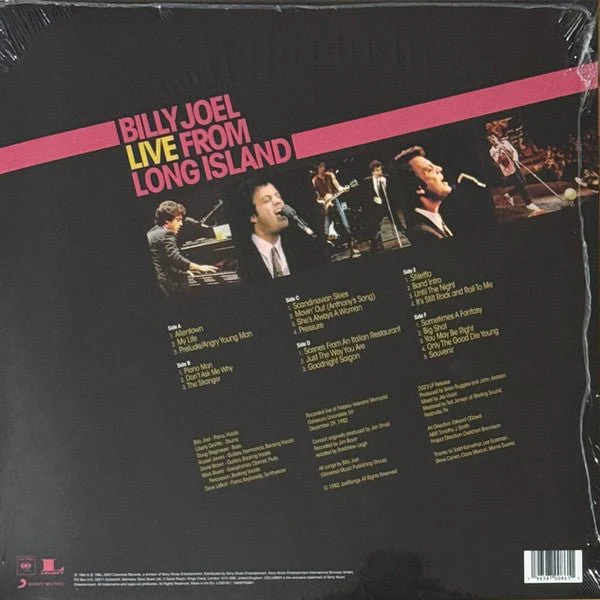 LP Billy Joel ‎– Live From Long Island Nuevo precintado - Image 2