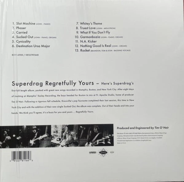 LP Superdrag ‎– Regretfully Yours Nuevo precintado - Image 2