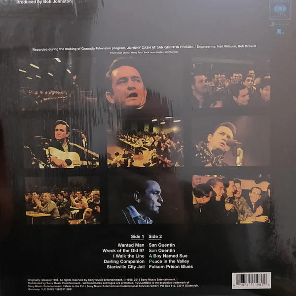 LP Johnny Cash – Johnny Cash At San Quentin Nuevo precintado - Image 2