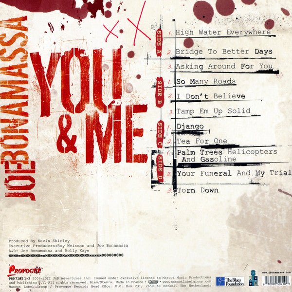 LP Joe Bonamassa ‎– You & Me Nuevo precintado - Image 2
