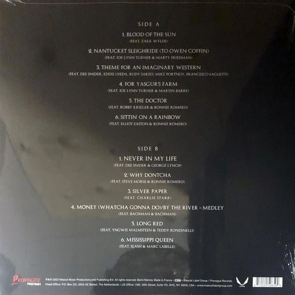 LP Leslie West – Legacy: A Tribute To Leslie West Nuevo precintado - Image 2