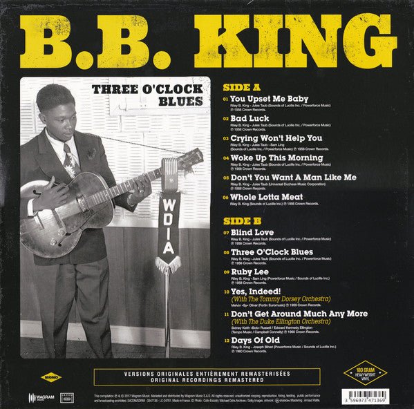 LP B.B. King – Three O'Clock Blues Nuevo precintado - Image 2