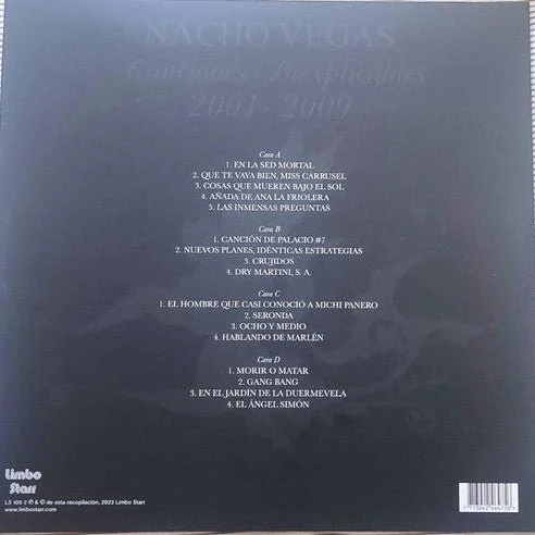 LP Nacho Vegas – Canciones Inexplicables (2001-2009) Nuevo precintado - Image 2