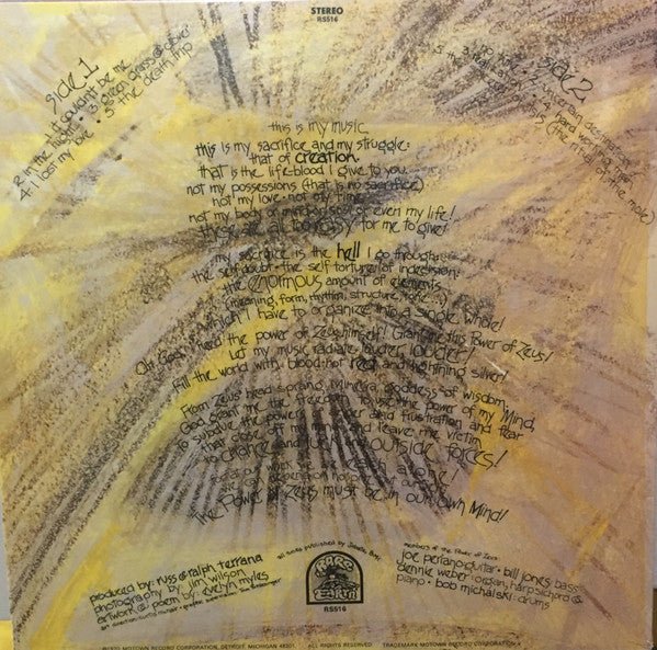 LP Power Of Zeus ‎– The Gospel According To Zeus Nuevo precintado - Image 2