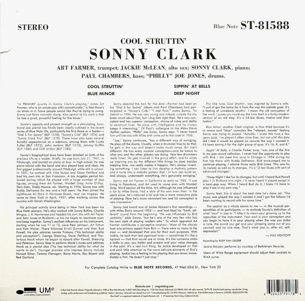 LP Sonny Clark ‎– Cool Struttin' Nuevo precintado - Image 2
