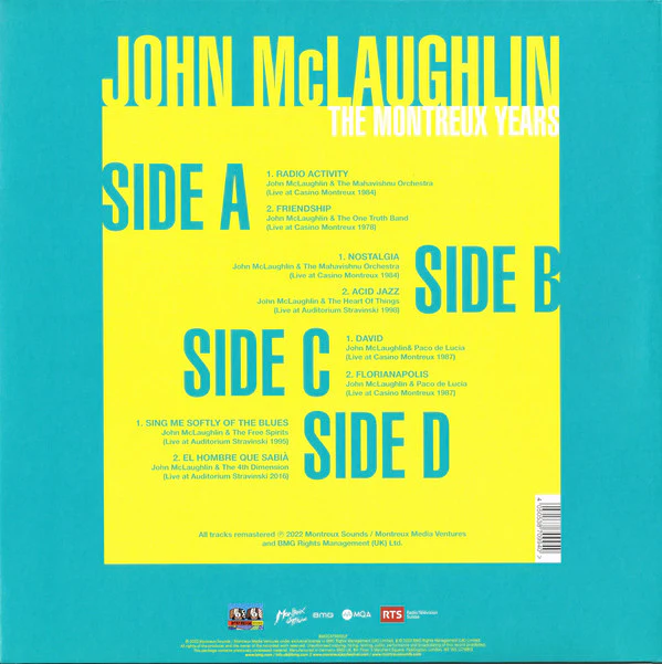 LP John McLaughlin ‎– The Montreux Years Nuevo precintado - Image 2