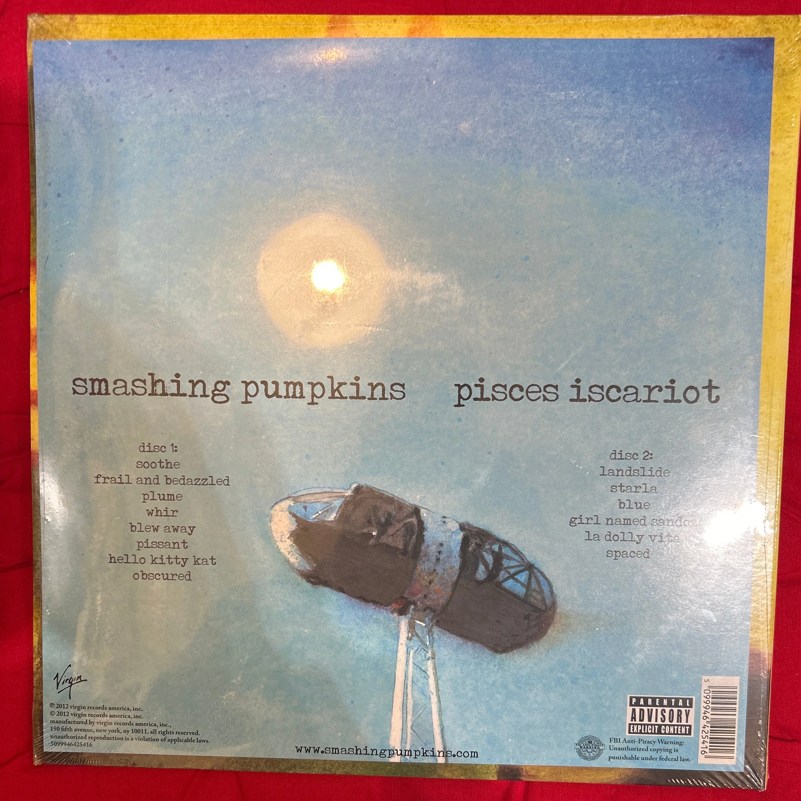 LP Smashing Pumpkins ‎– Pisces Iscariot Nuevo precintado - Image 2