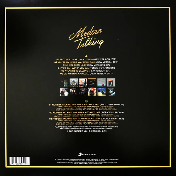 LP Modern Talking – Back For Gold - The New Versions Nuevo precintado - Image 2